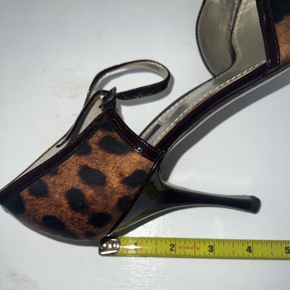 Dolce & Gabanna Cheetah Peep Toe heels - Picture 7 of 8
